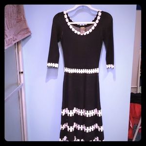 Designer Sweater Dress, Taylor Brand, size small.